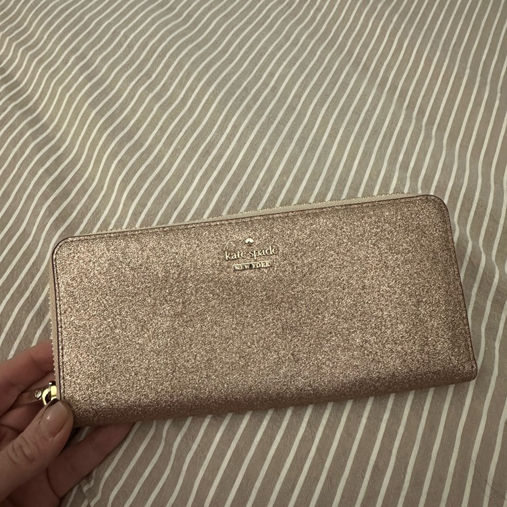 Kate Spade Metallic Gold Wallet